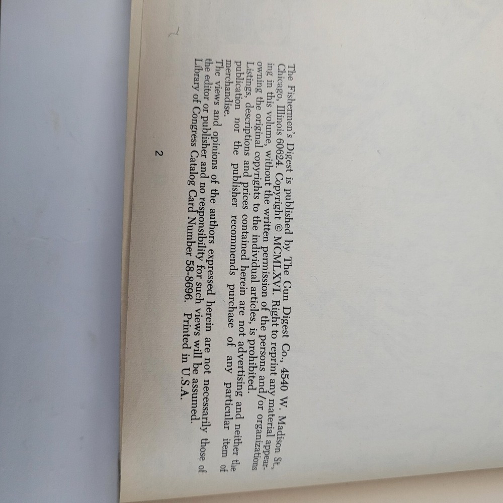 Sixth Anniversary De Luxe Edition FISHERMEN'S DIGEST edited by Tom McNally - Picture 4 of 5